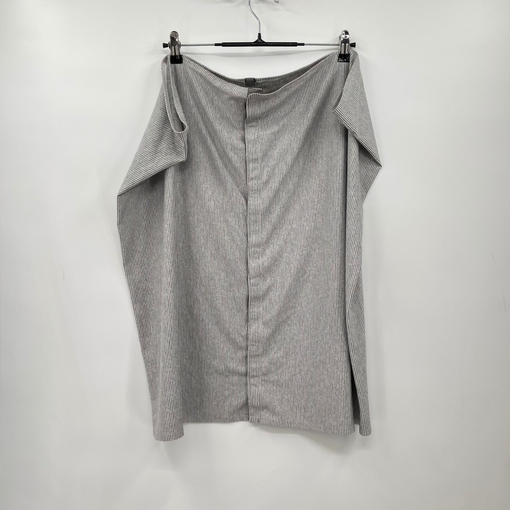 lululemon vinyasa scarf light gray white stripe‎ versatile OS